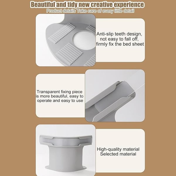 GripSheet – 4PCS Non Slip Bed Sheet Holders