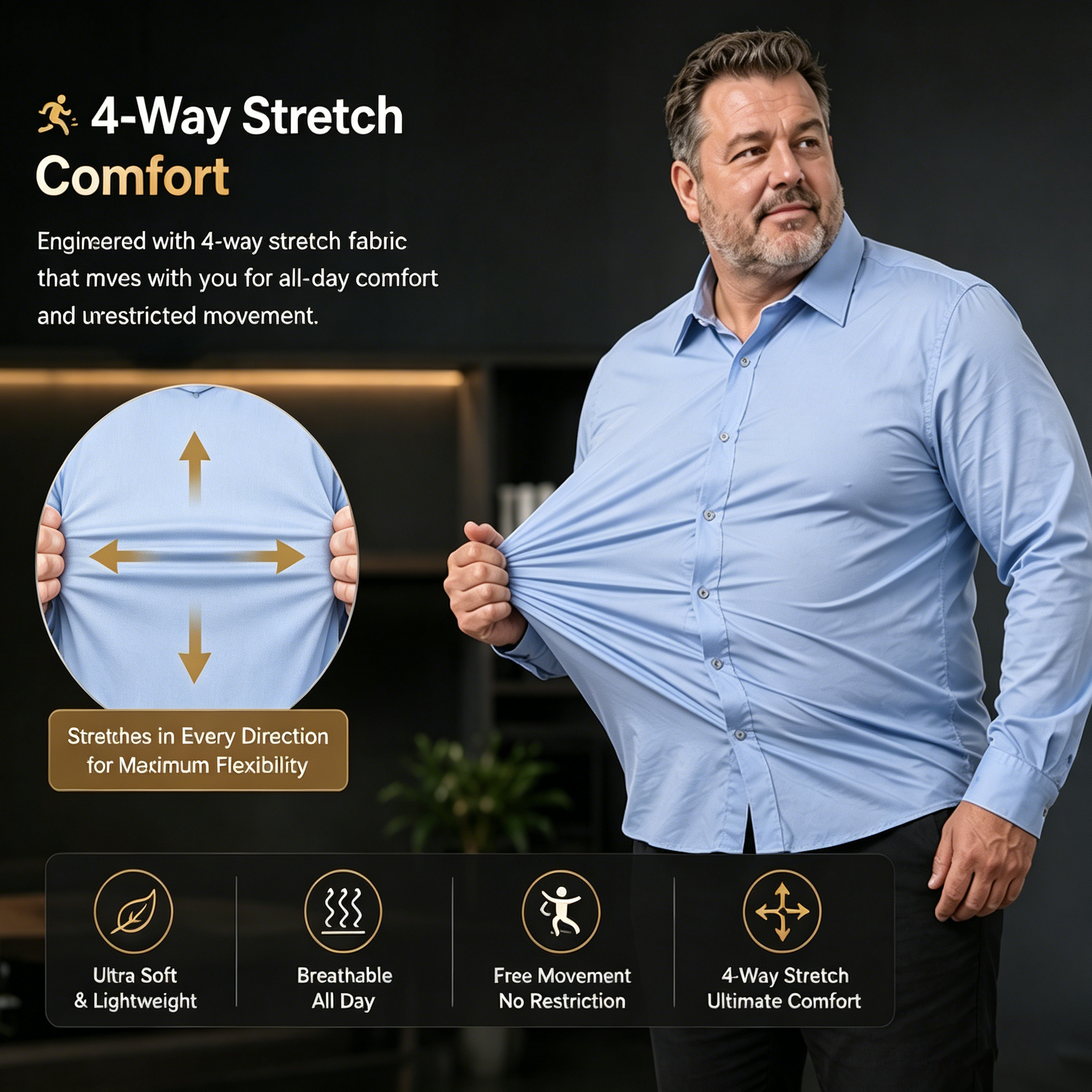 FlexFit | Stretch Non-Iron Shirt