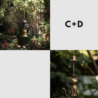 MeowMelody – Whimsical Cat Wind Chime