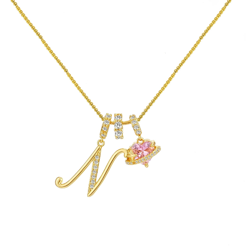 InitialGlow – Personalized Letter Necklace