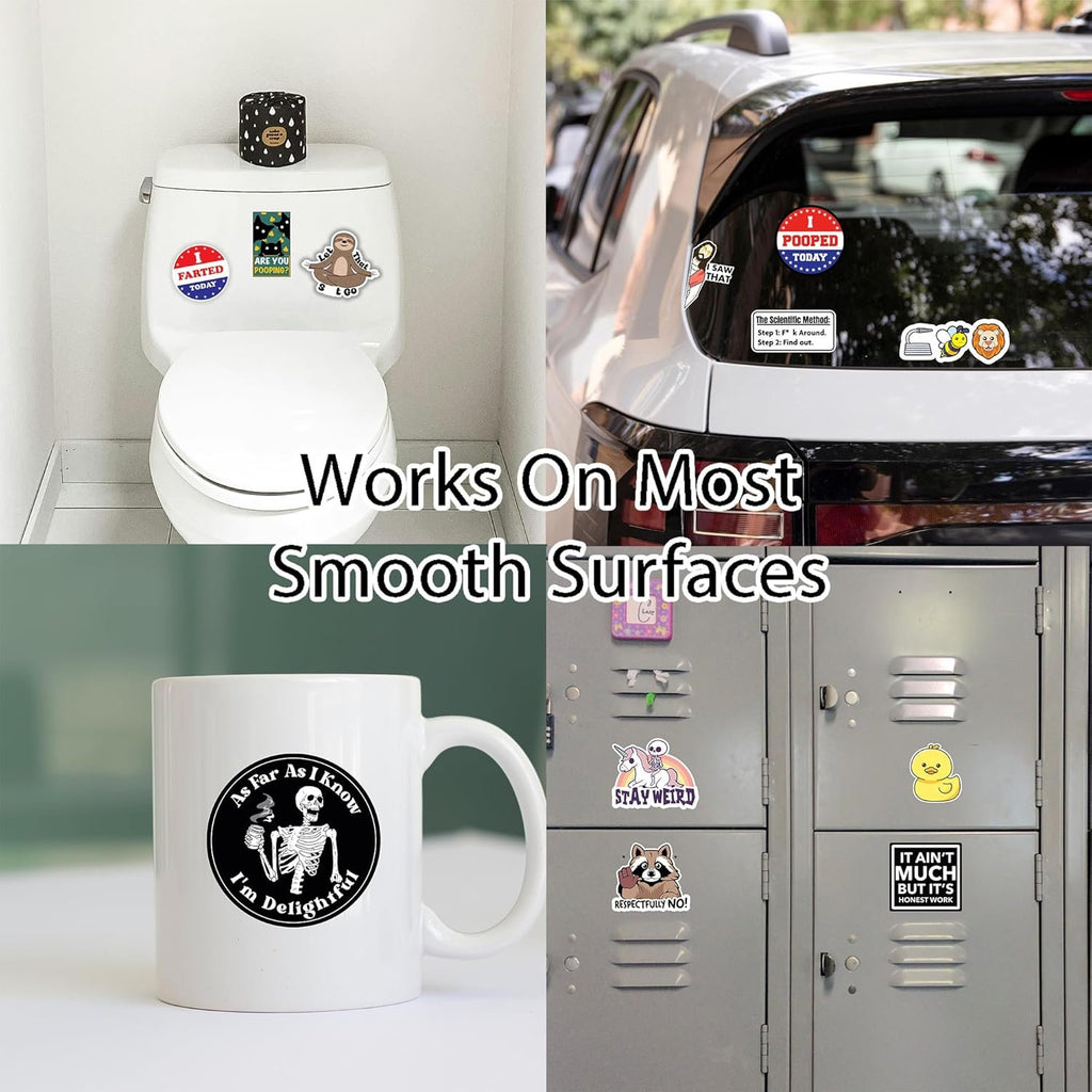 LaughPack – 130-Piece Funny Saying Sticker Set