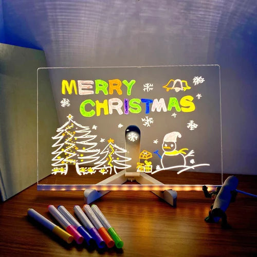 LuminaScribe - LED Note Board with Colors marnetic