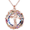 Rose Gold-Purple Crystal