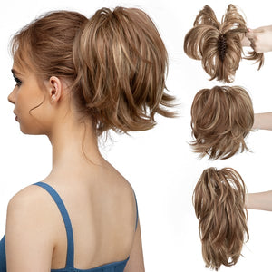 SilkSnap – Lightweight Synthetic Claw Clip for Chic Hairstyles