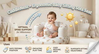CuddleNest – Ergonomic Baby Sitting Sofa Seat