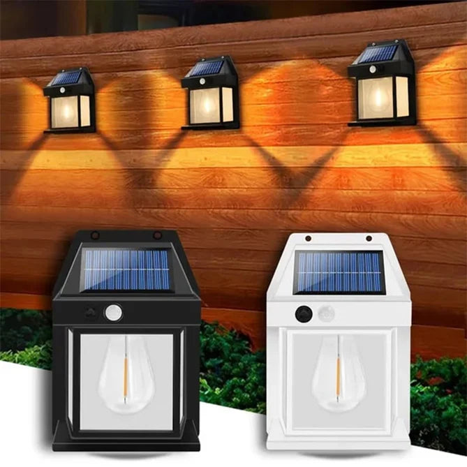 SunGlow – Outdoor Solar Wall Lamp with Elegant Design