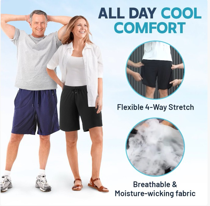 FlexVent - Superior Comfort Summer Shorts