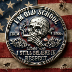 ⚡️Last Day 49% OFF - Old School Attitude Commemorative Coin 💀