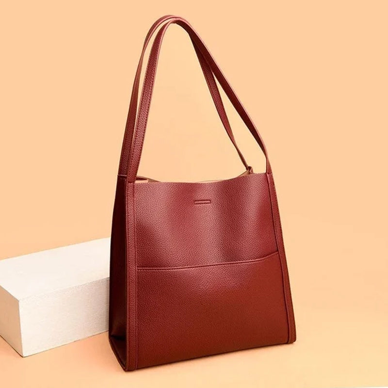 PureCarry – Solid Color Simple Shoulder Bag