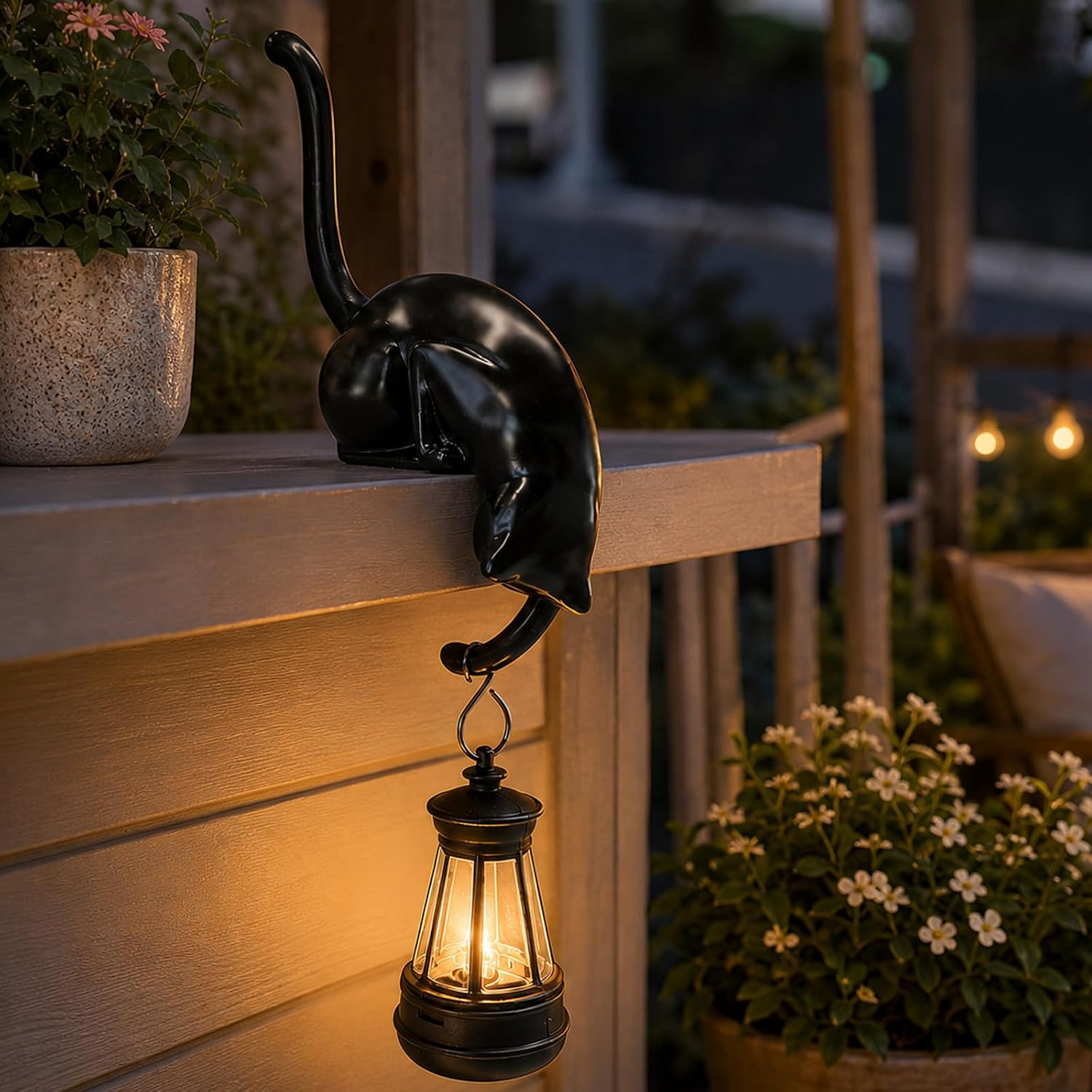 WhiskerGlow – Warm LED Cat Shelf Night Light