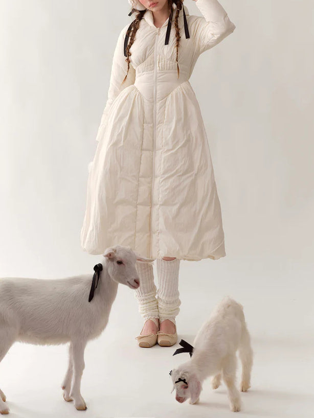 WinterWhisper - Sea Salt Down Jacket – Slim & Cozy