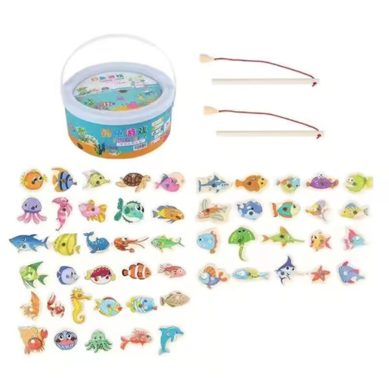 FishyCatch - Montessori Magnetic Fishing Game