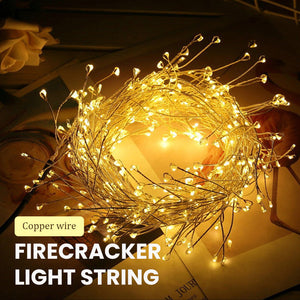 FlexiGlow | LED Copper Wire Firecracker Lights – Transform Any Space with Magic ✨