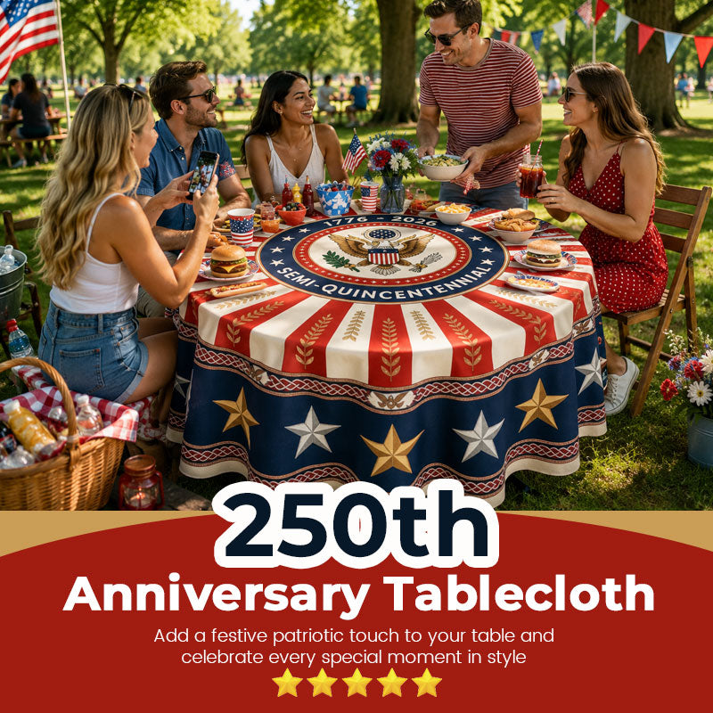 TimelessElegance – 250th Anniversary Table Cover