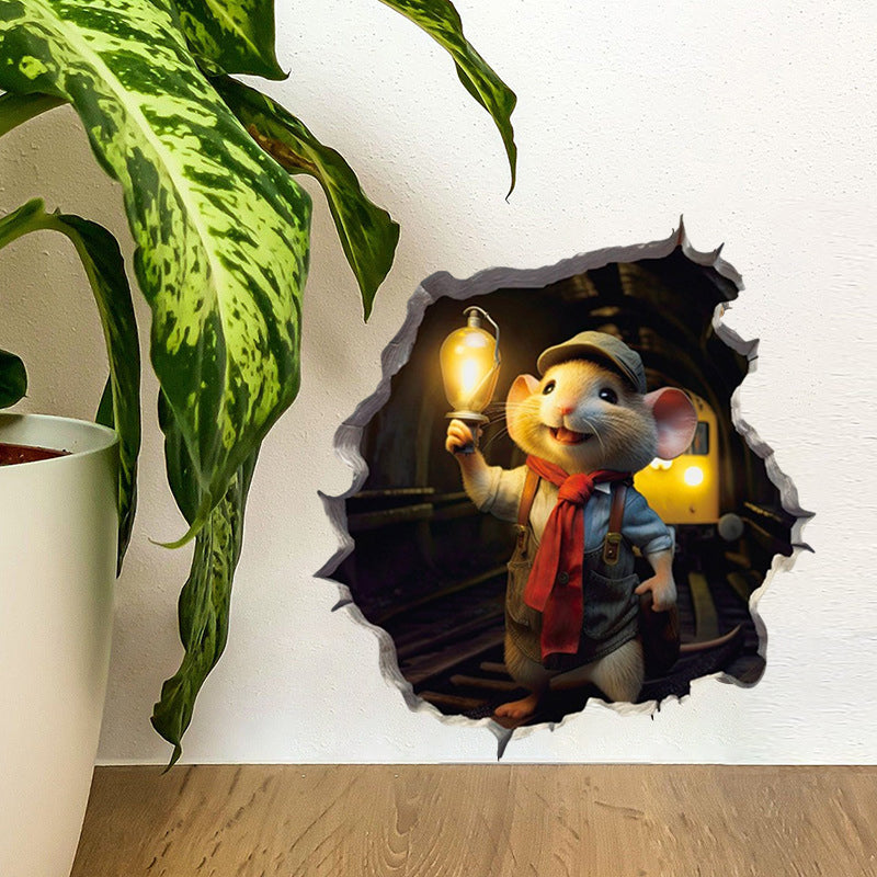 MouseWhisper - Charming Wall Illusion Decor