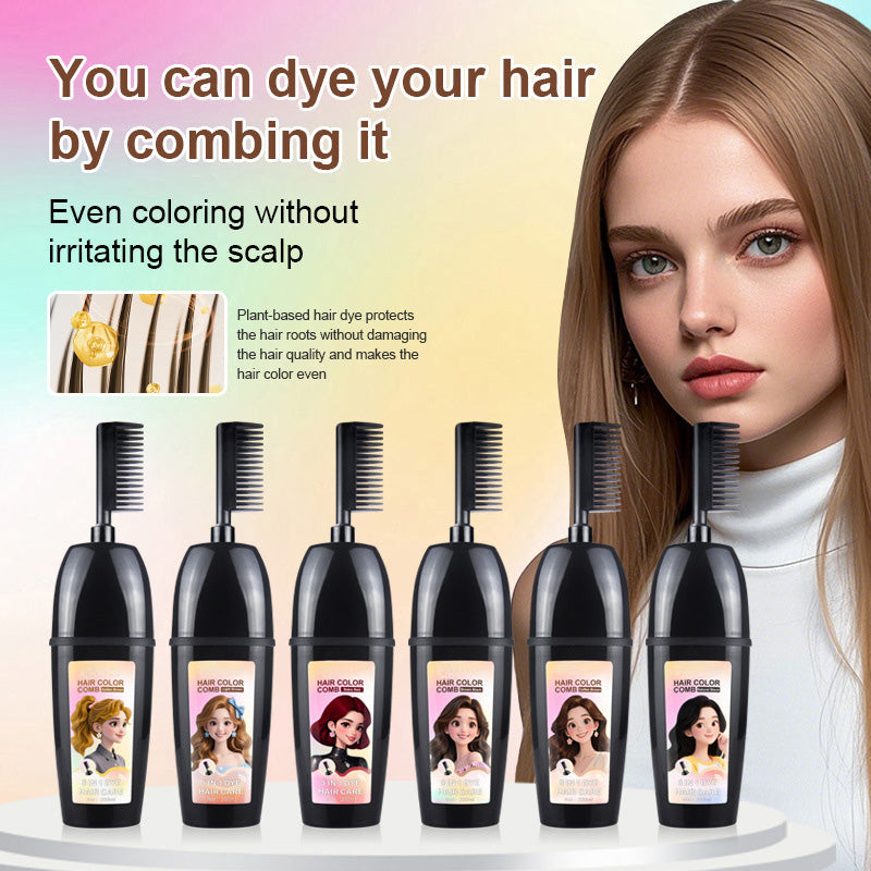 HerbaComb – 3-in-1 Herbal Hair Coloring Comb