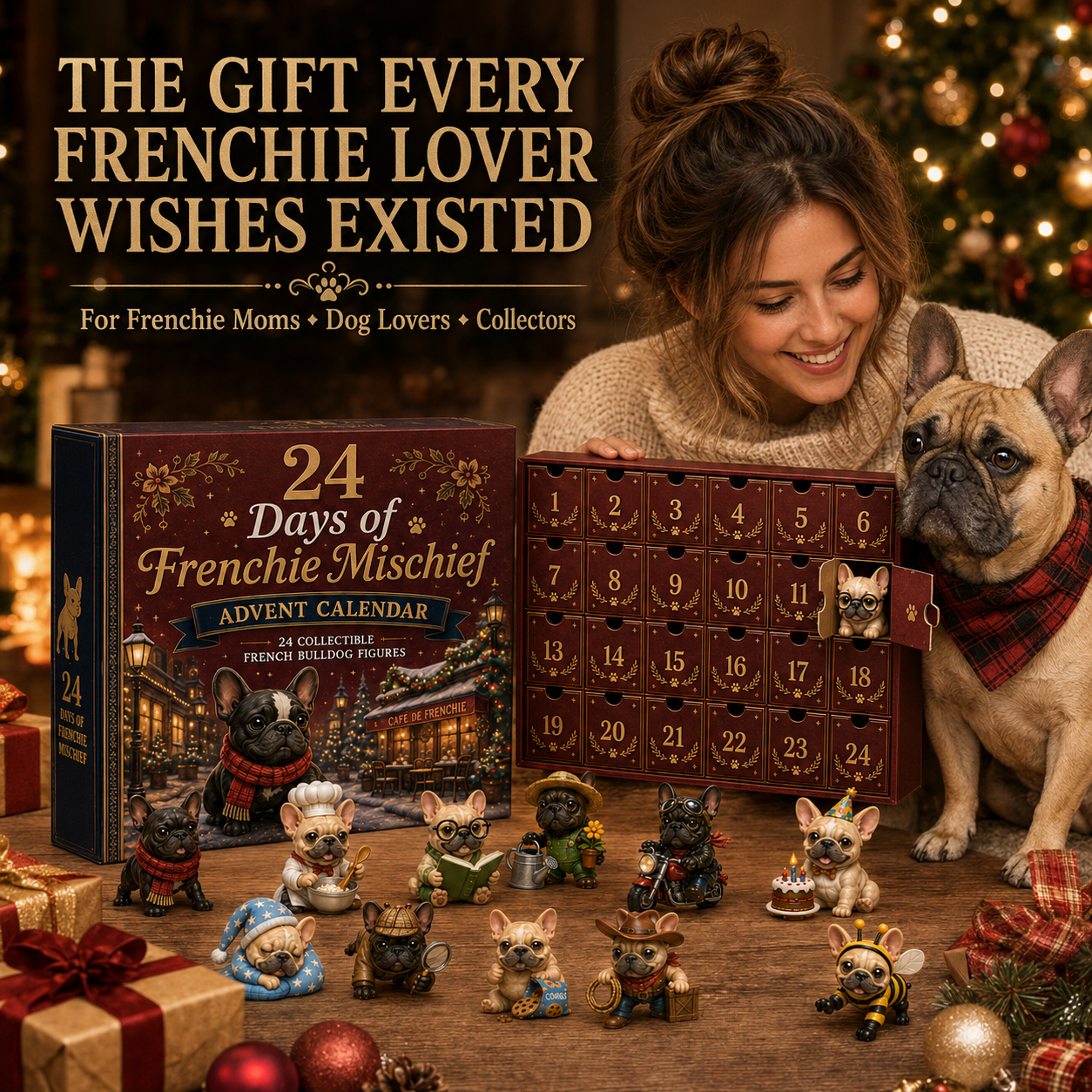 FrenchieJoy – 24-Day French Bulldog Advent Calendar