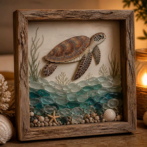 CoastalGlow – Sea Glass Lighthouse Shadow Light