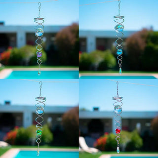 AuraSpin – Decorative Spiral For Hanging Gazing Ball