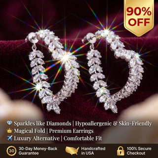 LumiVine – Elegant Rhinestone Heart Dangle Earrings