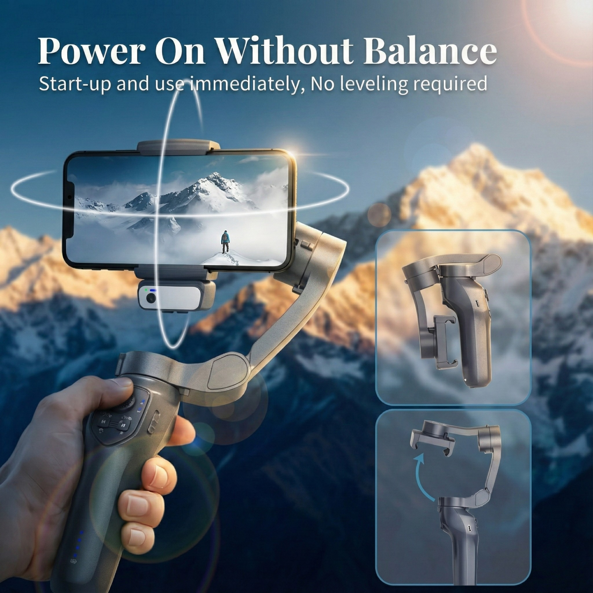 Cinematic AI Phone Stabilizer