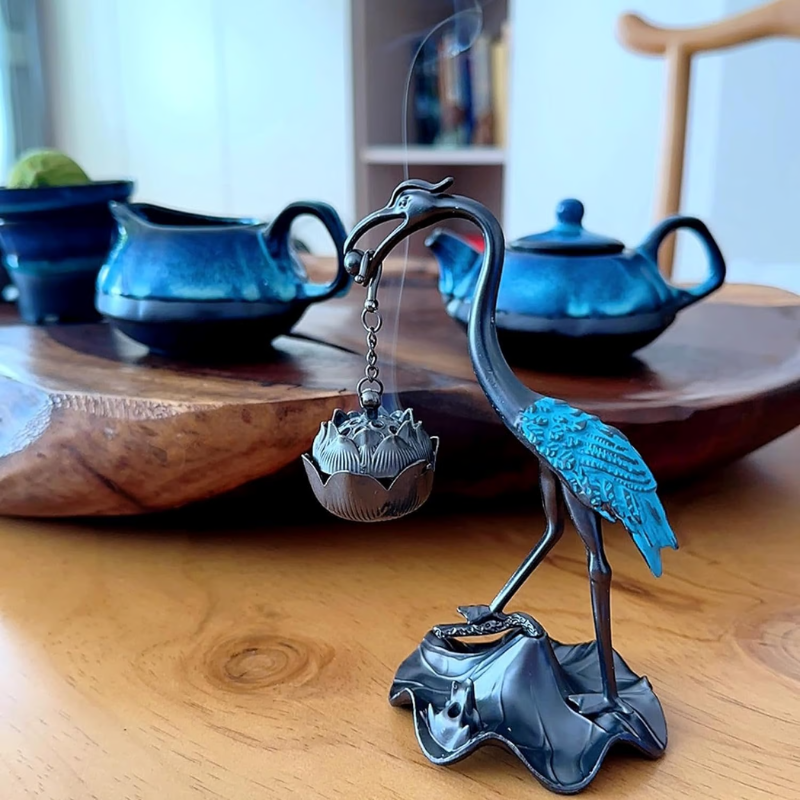 CraneMist - Exquisite Aromatherapy Diffuser & Incense Burner