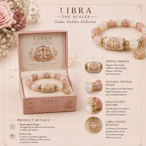ZodiacCharm – Natural Chalcedony Zodiac Bracelet
