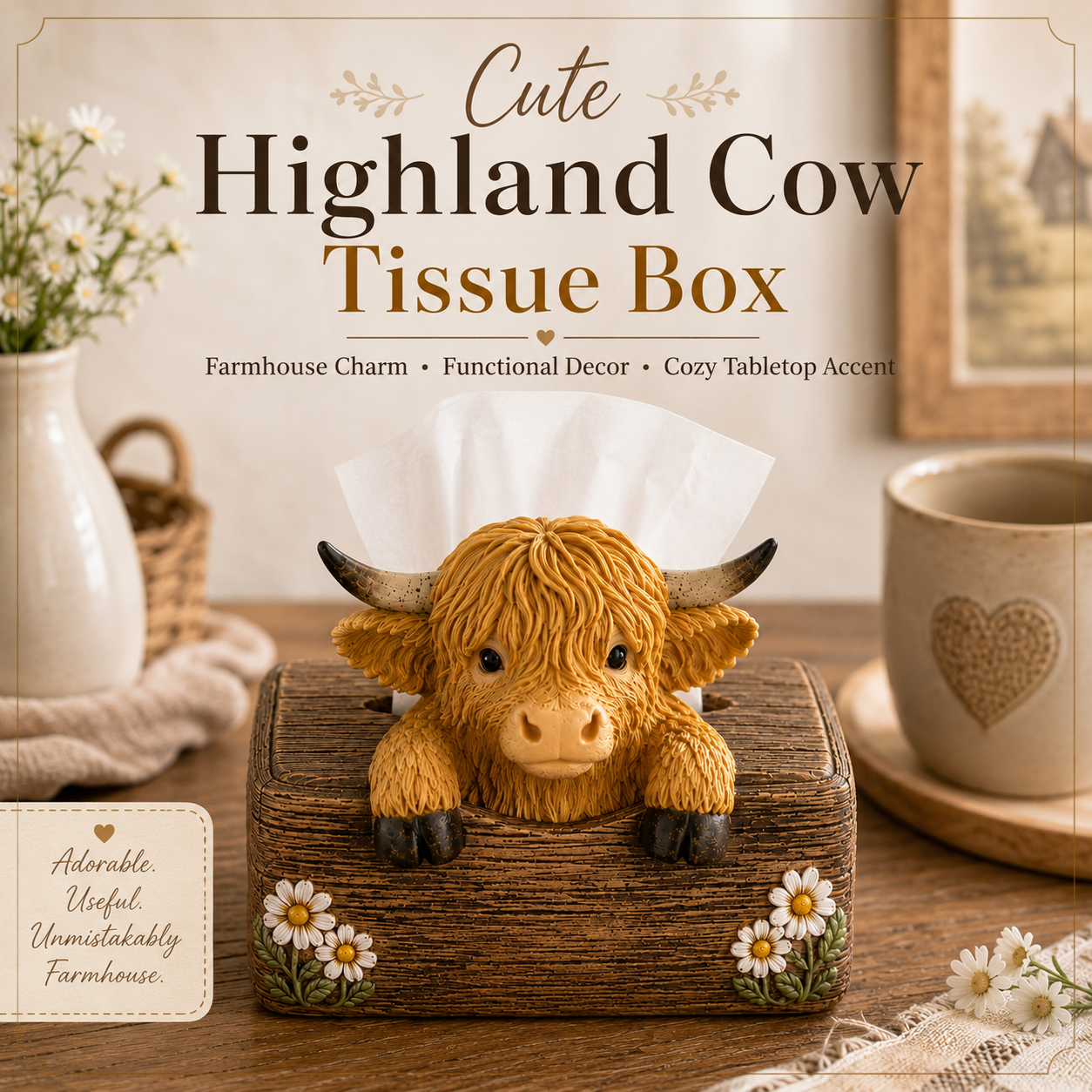 MooHaven – Cute Highland Cow Farmhouse Décor