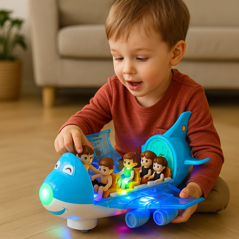 WonderWing - Electric Airplane with Figures & Tunes