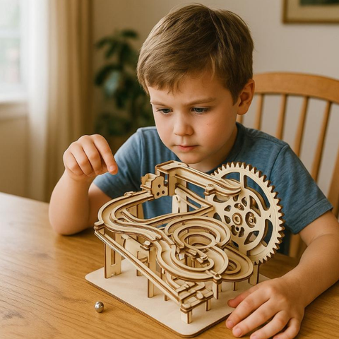 TimberTracks - Mindful Marble Run