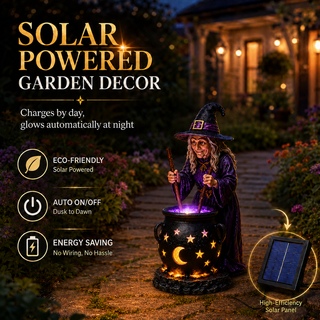 SpookyShine – Outdoor Magical Cauldron Garden Light