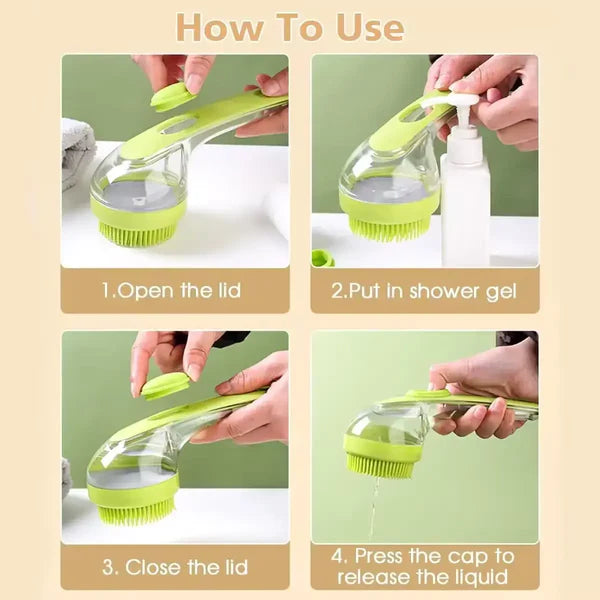ScrubPaw – Soft Silicone Pet Bath Brush