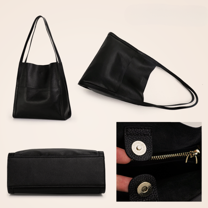 PureCarry – Solid Color Simple Shoulder Bag