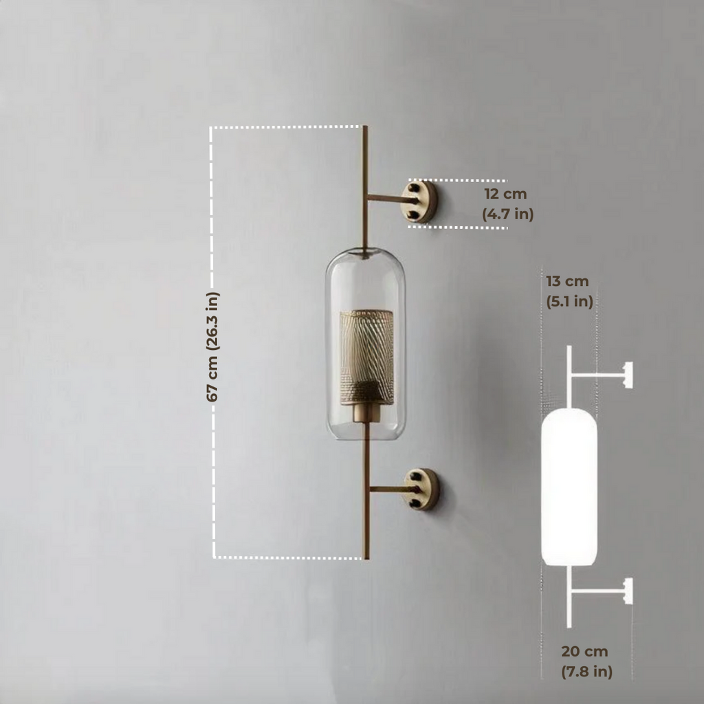 Alegria - Modern Glass Wall Lamp  BO-HA   