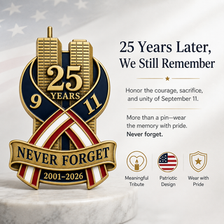 HonorMark – 9/11 Never Forget Commemorative Memorial Pin