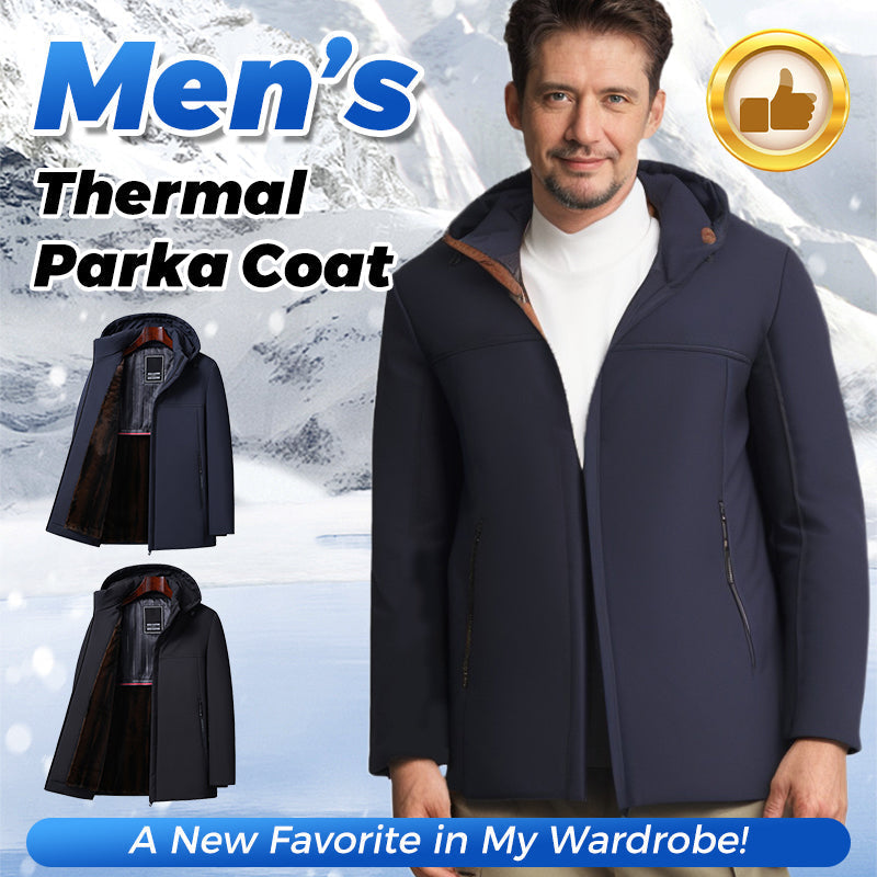 ArcticShield – Men’s Thermal Hooded Parka Coat