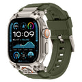 Green Band-Titanium Buckle