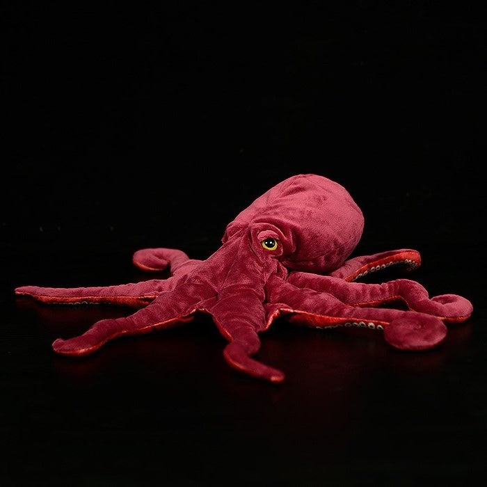 CuddleOcto – Red Soft Plush Octopus Toy