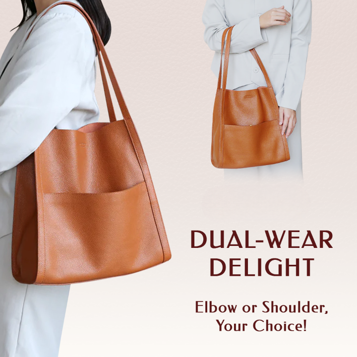 PureCarry – Solid Color Simple Shoulder Bag