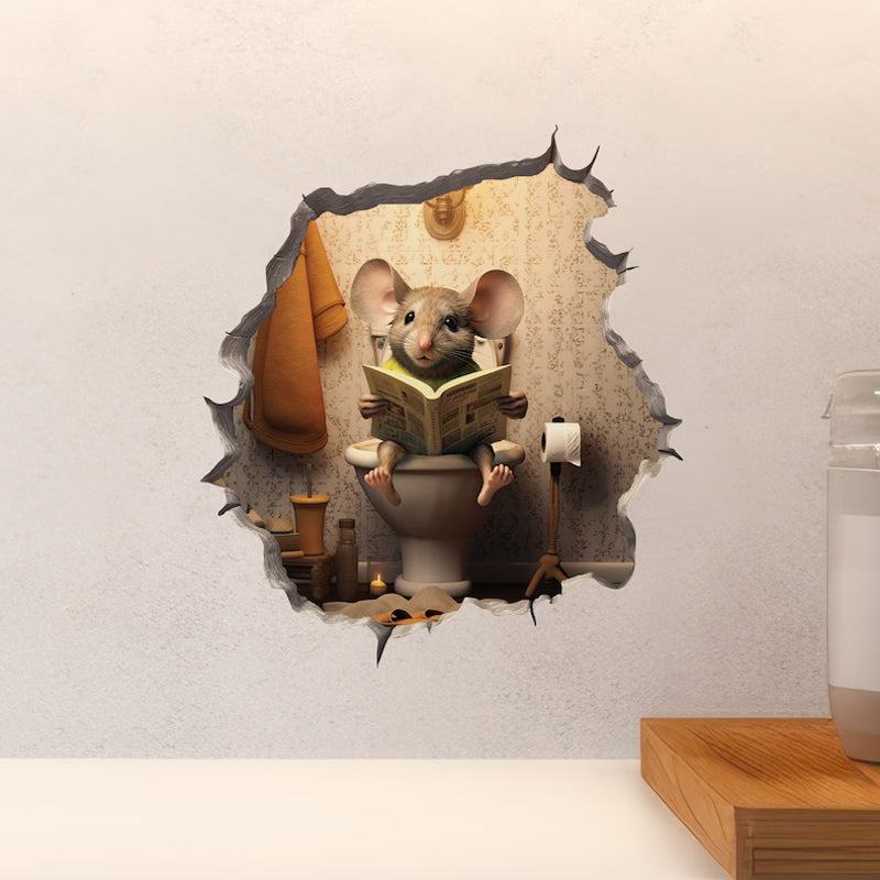 MouseWhisper - Charming Wall Illusion Decor