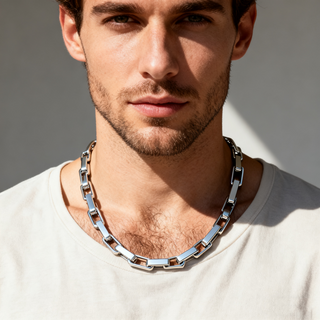 Eternum - Lifetime Titanium Square Link Jewelry