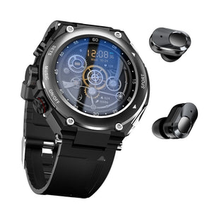 SyncWave – Smartwatch with Wireless Earbuds