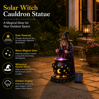 SpookyShine – Outdoor Magical Cauldron Garden Light