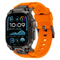 Orange Band-Black Buckle