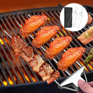 GrillMaster - Barbecue 3-way Grill Skewers