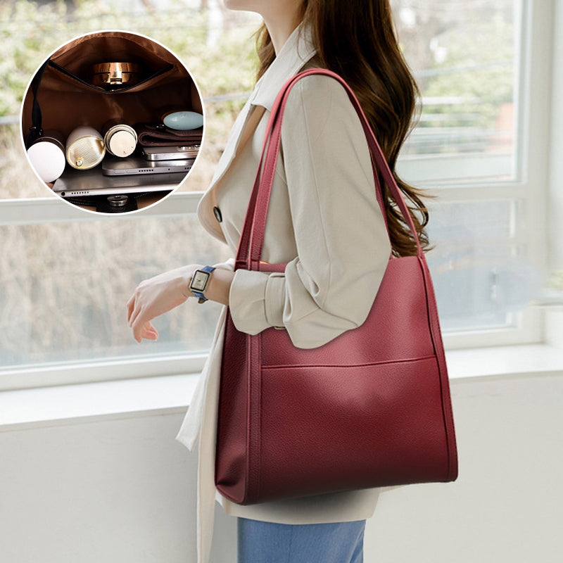 PureCarry – Solid Color Simple Shoulder Bag