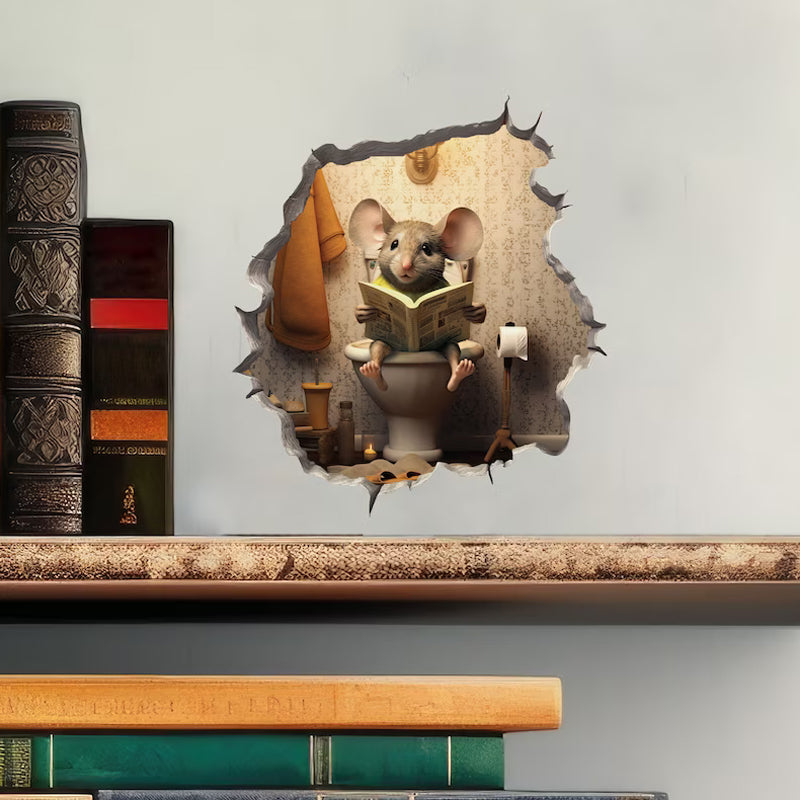 MouseWhisper - Charming Wall Illusion Decor