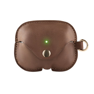 LuxeShield – Premium Genuine Leather AirPods Protective Case