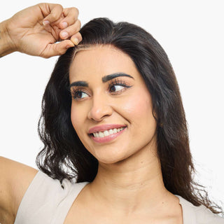LuxeHalo – Invisible Human Hair Hairline Topper