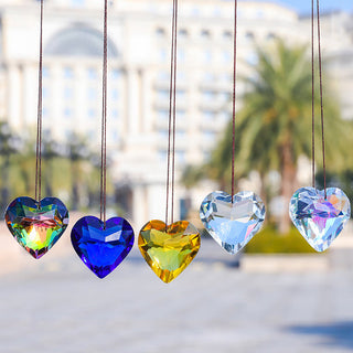 GlowHeart - Colorful Crystal Suncatcher